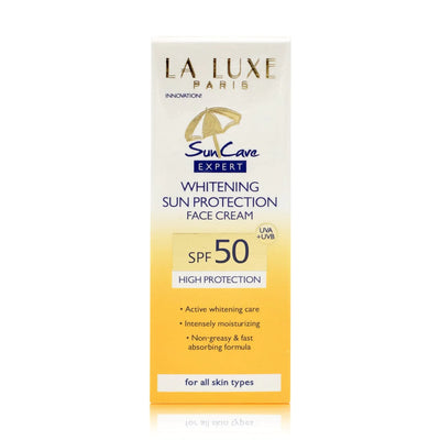 La Luxe Sun Protection Face Cream Whitening Spf 30 50ml - MeStore
