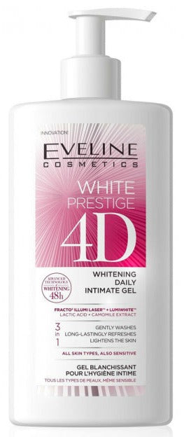 White Prestige 4d Whitening Daily Intimate Gel 250ml - MeStore