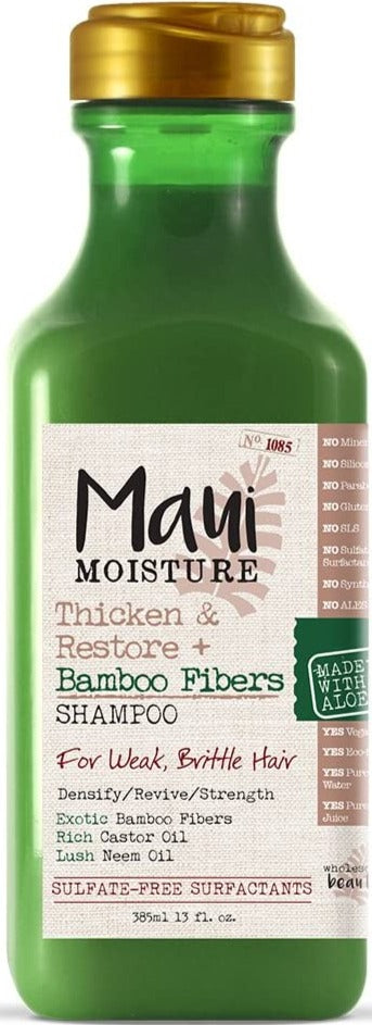 Maui Moisture Thicken & Restore+bambo Fiber Shampo - MeStore
