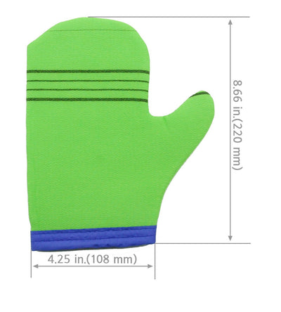 Korea Loaf Bath towel gloves - green