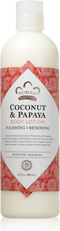 Nubian Lotion Coconut & Papaya 13 Fz - MeStore