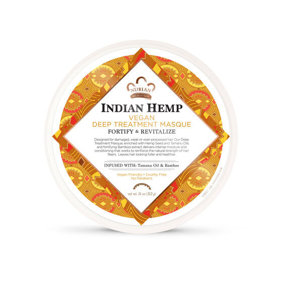 Nubian Hair Masque Indian Hemp-11 Oz - MeStore