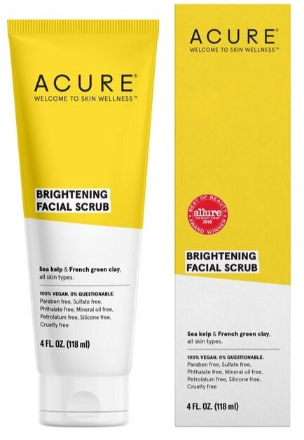 Acure Brightening Facial Scrub 118 Ml - MeStore