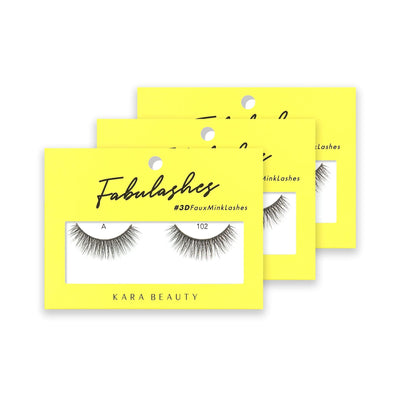 Kara Beauty A102 FABULASHES 3D Faux Mink Lashes