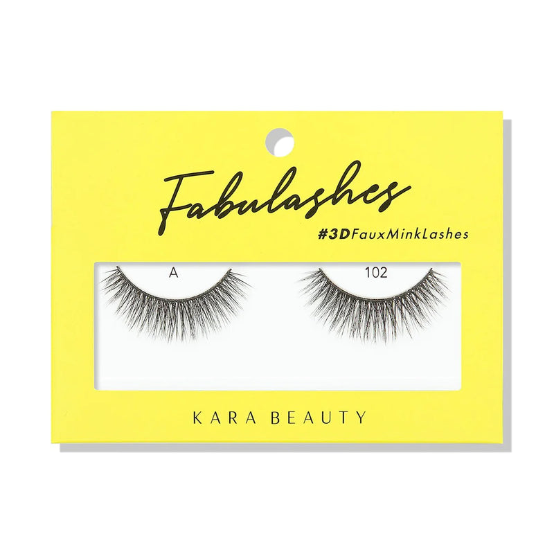 Kara Beauty A102 FABULASHES 3D Faux Mink Lashes