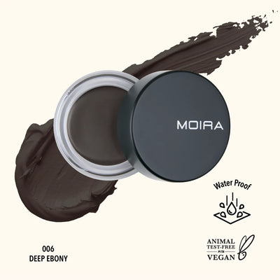 Moira Brow Defying Gel (006, Deep Ebony) - MeStore