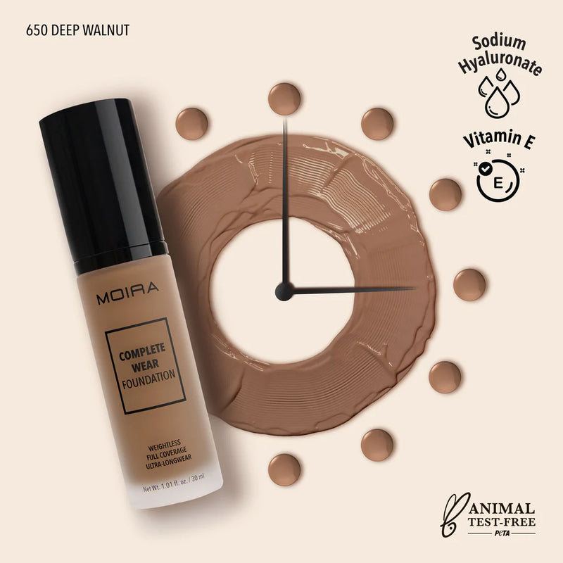Moira Complete Wear Foundation 450 (Toasted Almond)