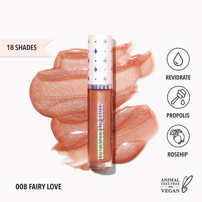 LLG008- Luminizer Lip Gloss (008, Fairy Love) - MeStore