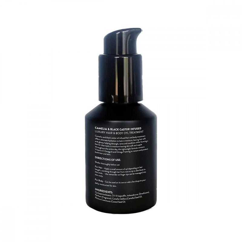 Watermans Camellia & black castor infused hair & body oil - MeStore