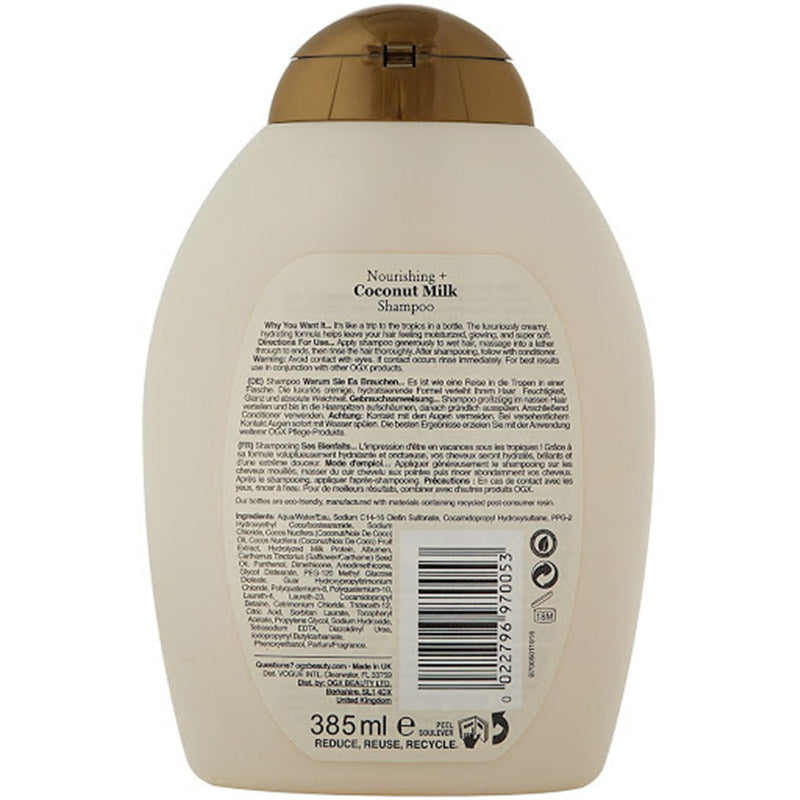 Ogx Coconut Milk Shampoo Nourishing - MeStore