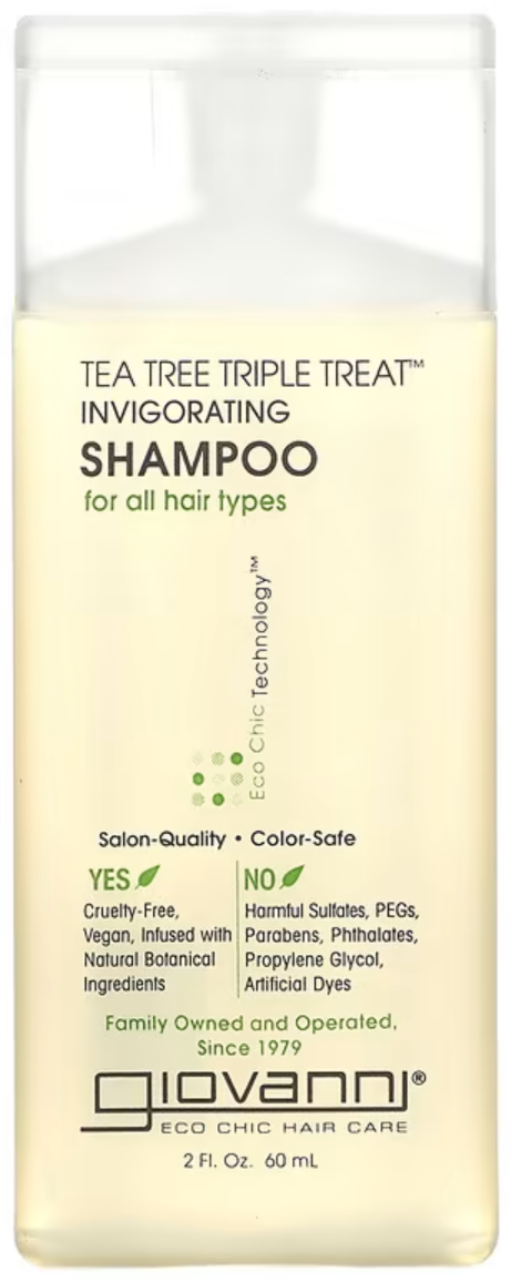 Giov Tea Tree Triple Treat Shampoo 2 Oz - MeStore