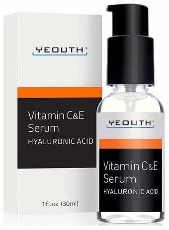 Yeouth Vitamin C E Serum With Hyaluronic Acid, 1oz 30ml - MeStore