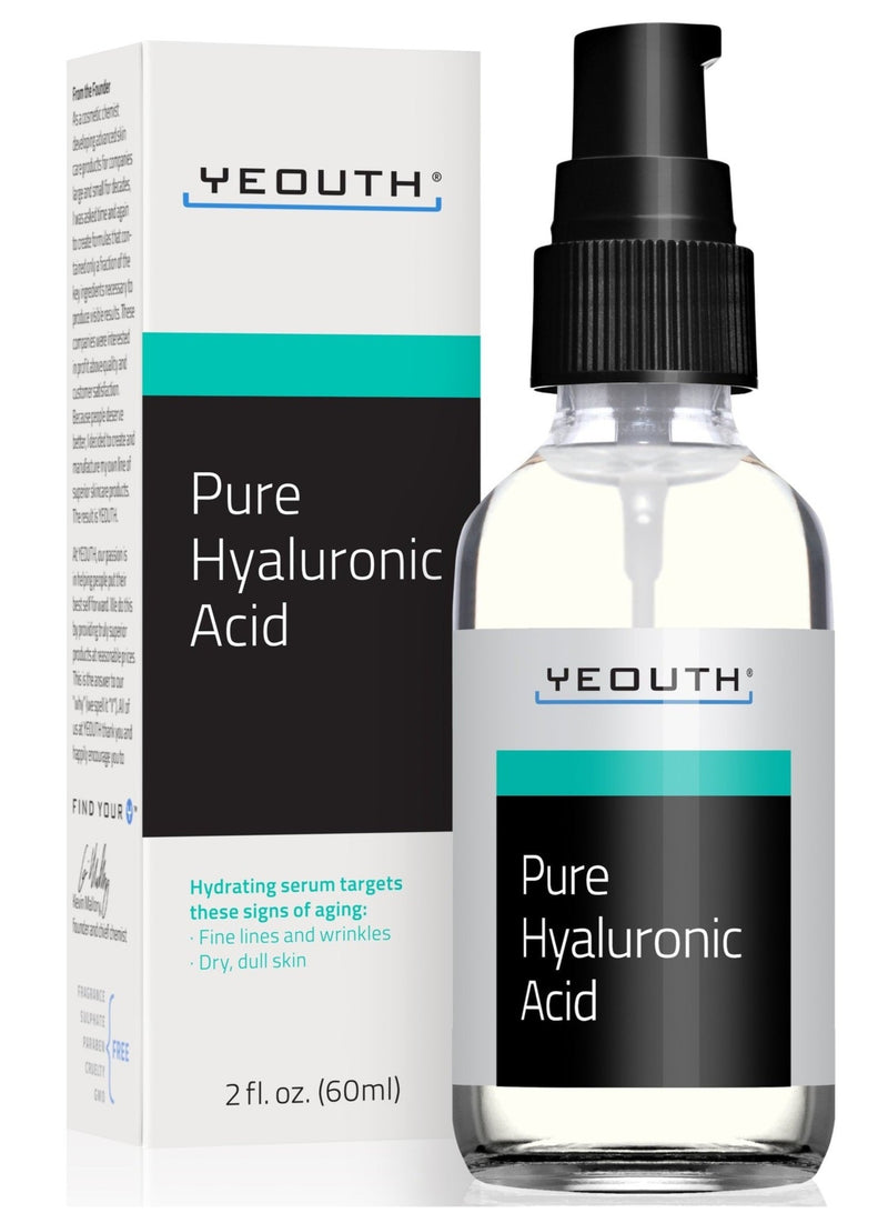 Yeouth Pure Hyaluronic Acid, 2oz - MeStore
