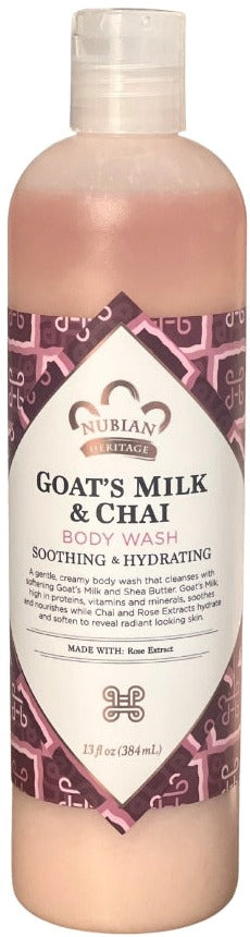 Nubian Body Wash Goats Milk & chai-13 Fz