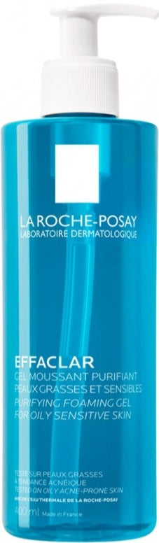 La Roche Posay Effaclar Purifying Foaming Gel For Oily Sensitive Skin 400ml - MeStore