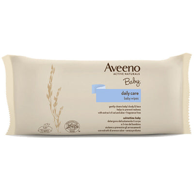 Aveeno Baby Wipes Dry & Sensitive Skin 72's - MeStore