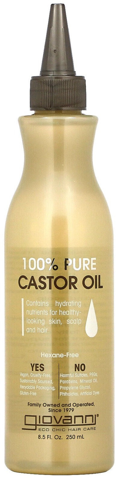 Giovanni 100% Pure Castor Oil 250ml - MeStore