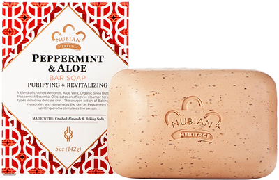 Nubian Soap Peppermint & Aloe Bar Soap - MeStore